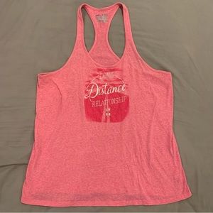 Under Armour XL Pink Racerback Tank. NWOT